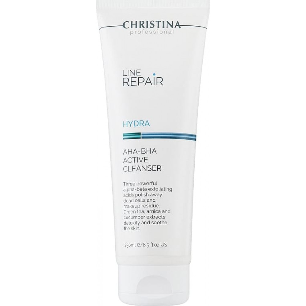 Очищувач для обличчя з кислотами AHA-BHA - Christina Line Repair Hydra AHA-BHA Active Cleanser - Фото 1
