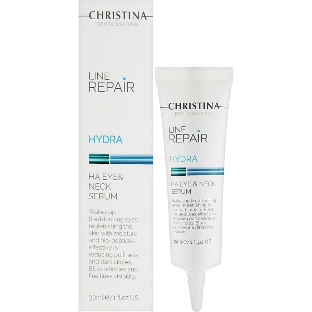 Сироватка для шкіри навколо очей та шиї - Christina Line Repair Hydra HA Eye & Neck Serum - Фото 1