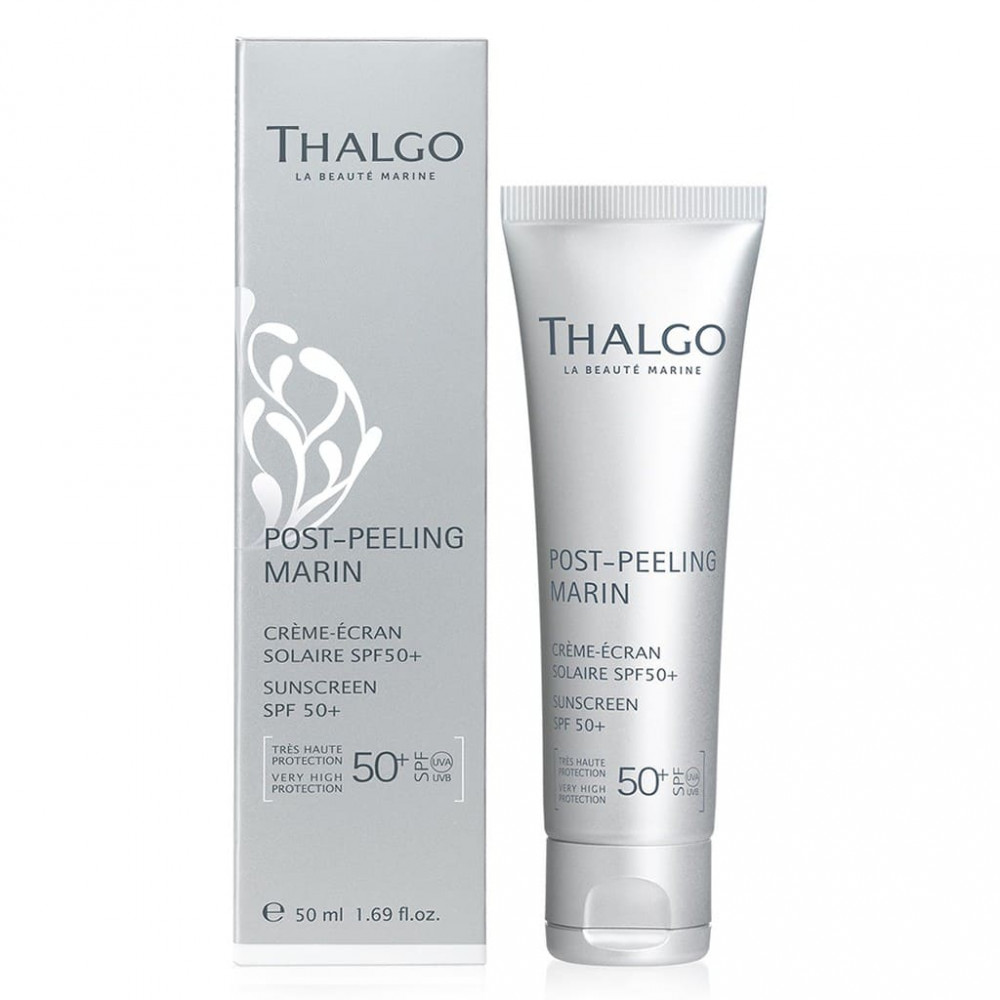 Сонцезахисний крем - Thalgo Post-Peeling Marin Sunscreen SPF 50 - Фото 1