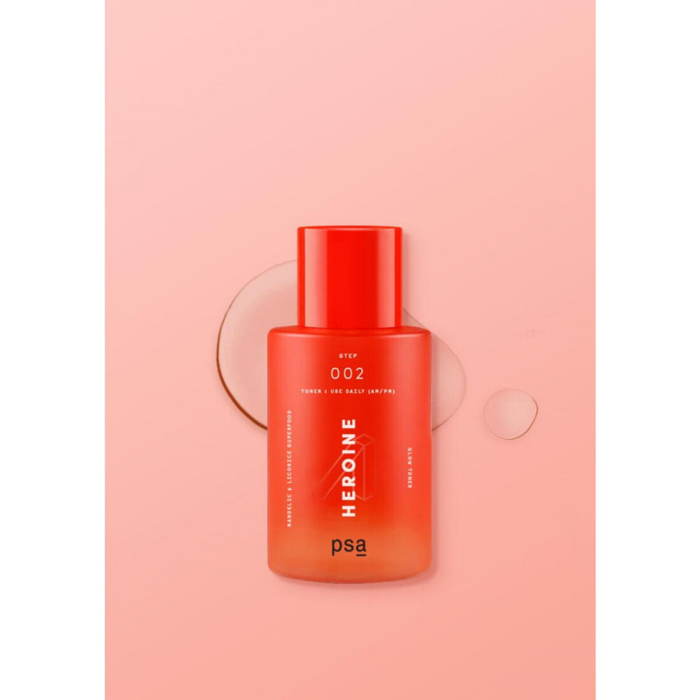 Суперпоживний тонер з мигдальною кислотою та лакрицею - PSA Heroine Mandelic & Licorice Superfood Glow Toner фото 2