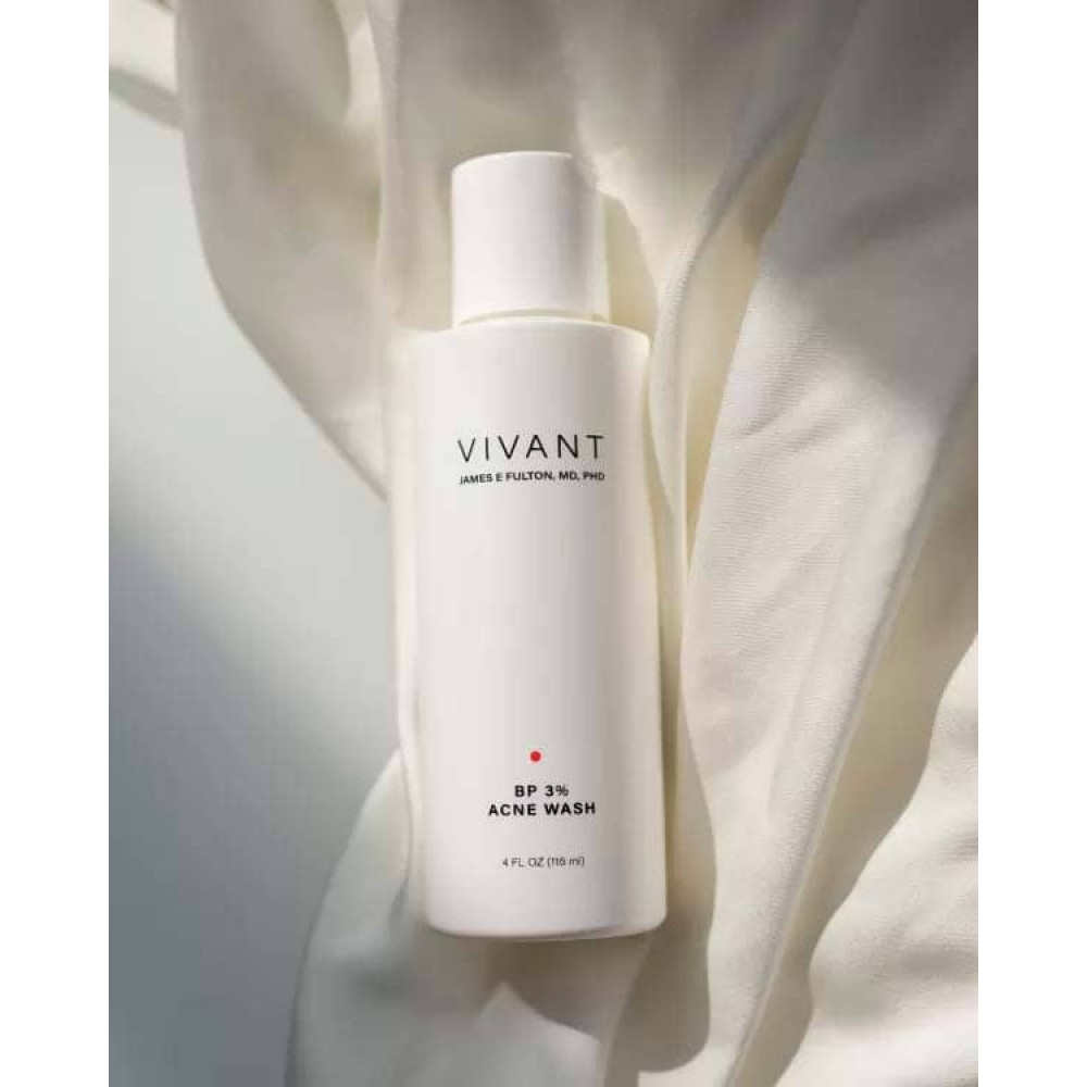 Очищаючий гель для обличчя — Vivant Skin Care Gentle Wash BP 3%  фото 2