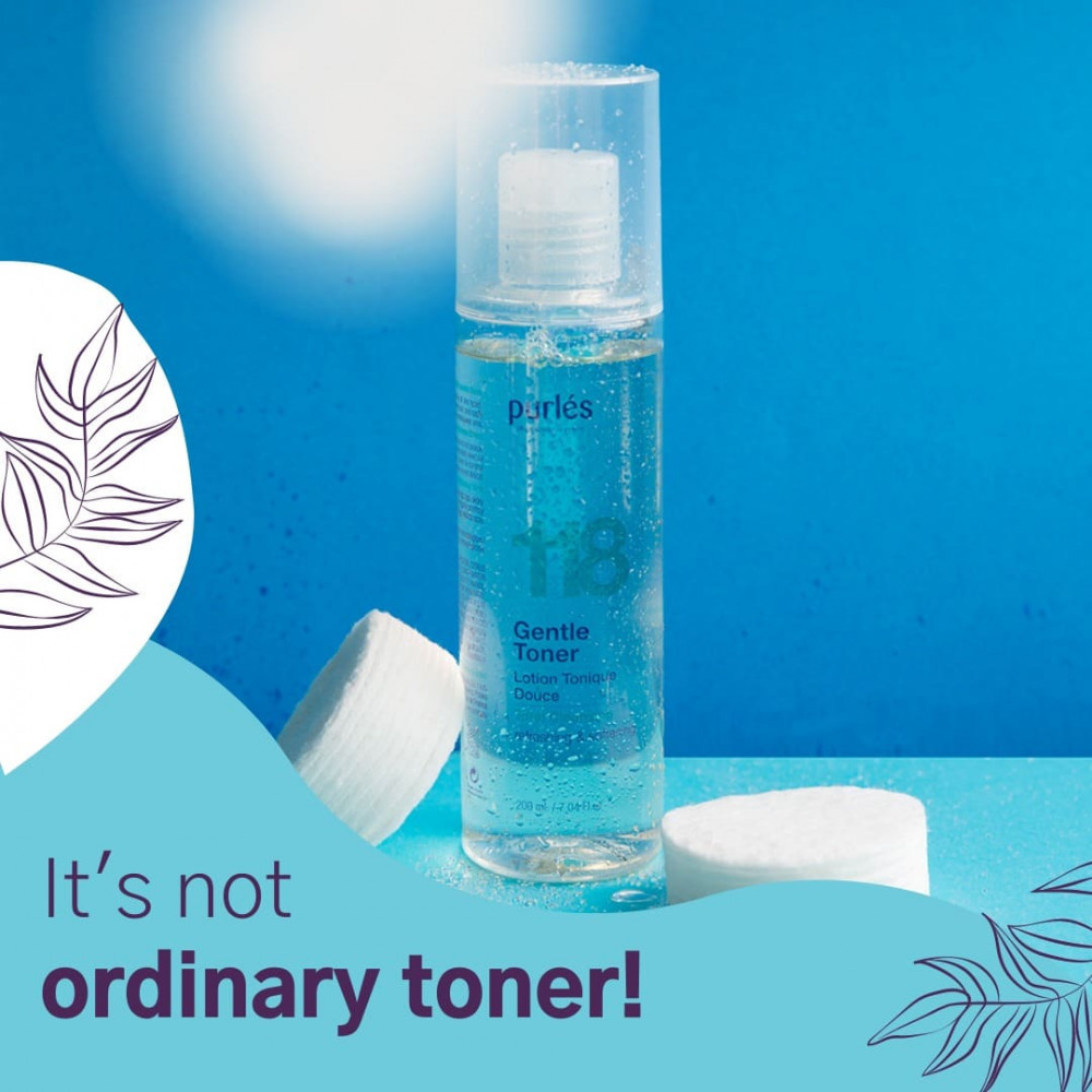Ніжний тонік для обличчя - Purles 118 Gentle Toner фото 2