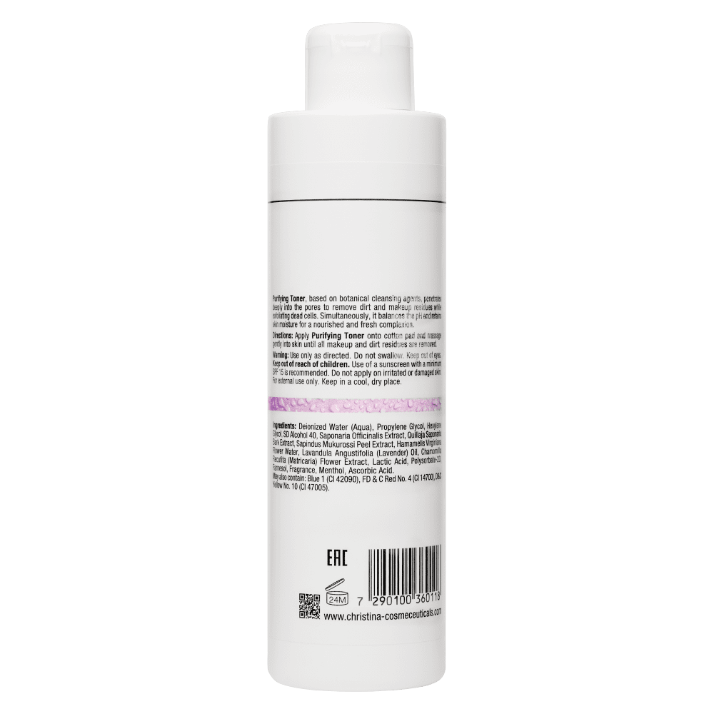 Тонік для очищення з лавандою для сухої шкіри - Christina Purifying Toner for dry skin with Lavender  фото 3
