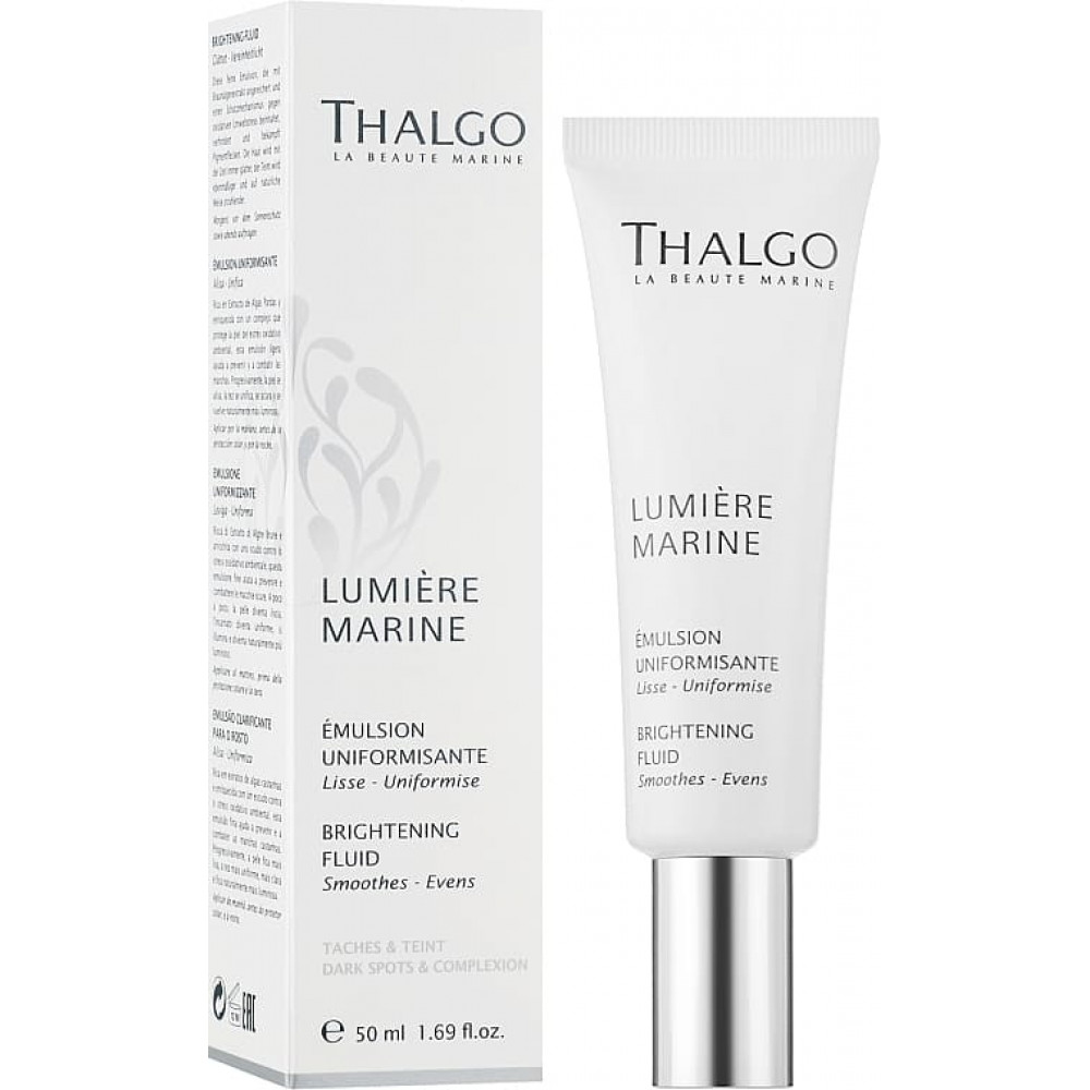 Освітлююча емульсія для обличчя - Thalgo Lumiere Marine Brightening Fluid - Фото 1