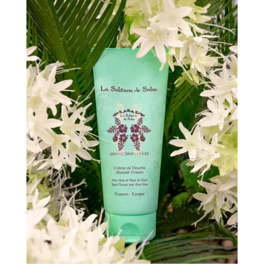 Крем для душа Тиаре и Алоэ вера - La Sultane de Saba Shower Cream Tiare Flowers And Aloe Vera фото 2
