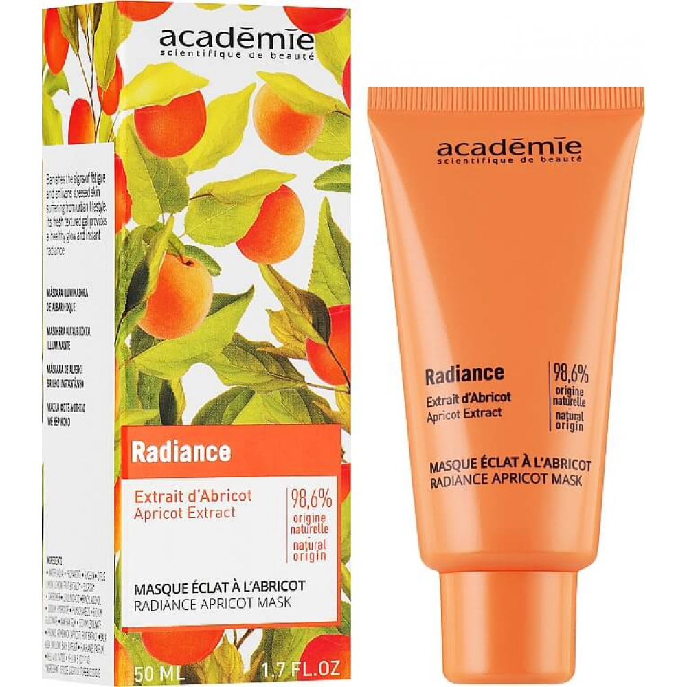 Абрикосова маска для обличчя - Academie Radiance Apricot Mask фото 4