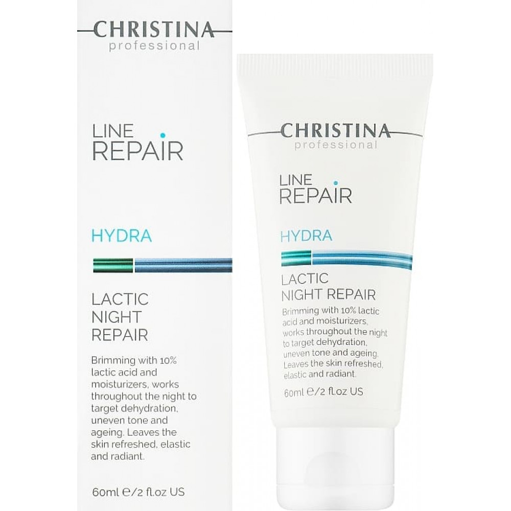 Крем для обличчя "Нічне відновлення" з молочною кислотою - Christina Line Repair Hydra Lactic Night Repair - Фото 1