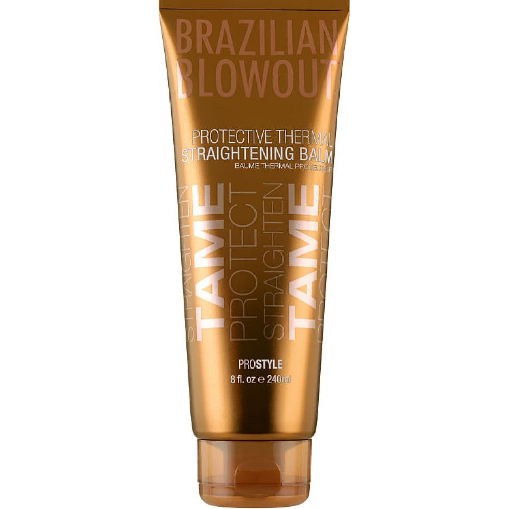 Захисний термоактивний бальзам, що випрямляє - BRAZILIAN blowout Thermal Straightening Balm фото