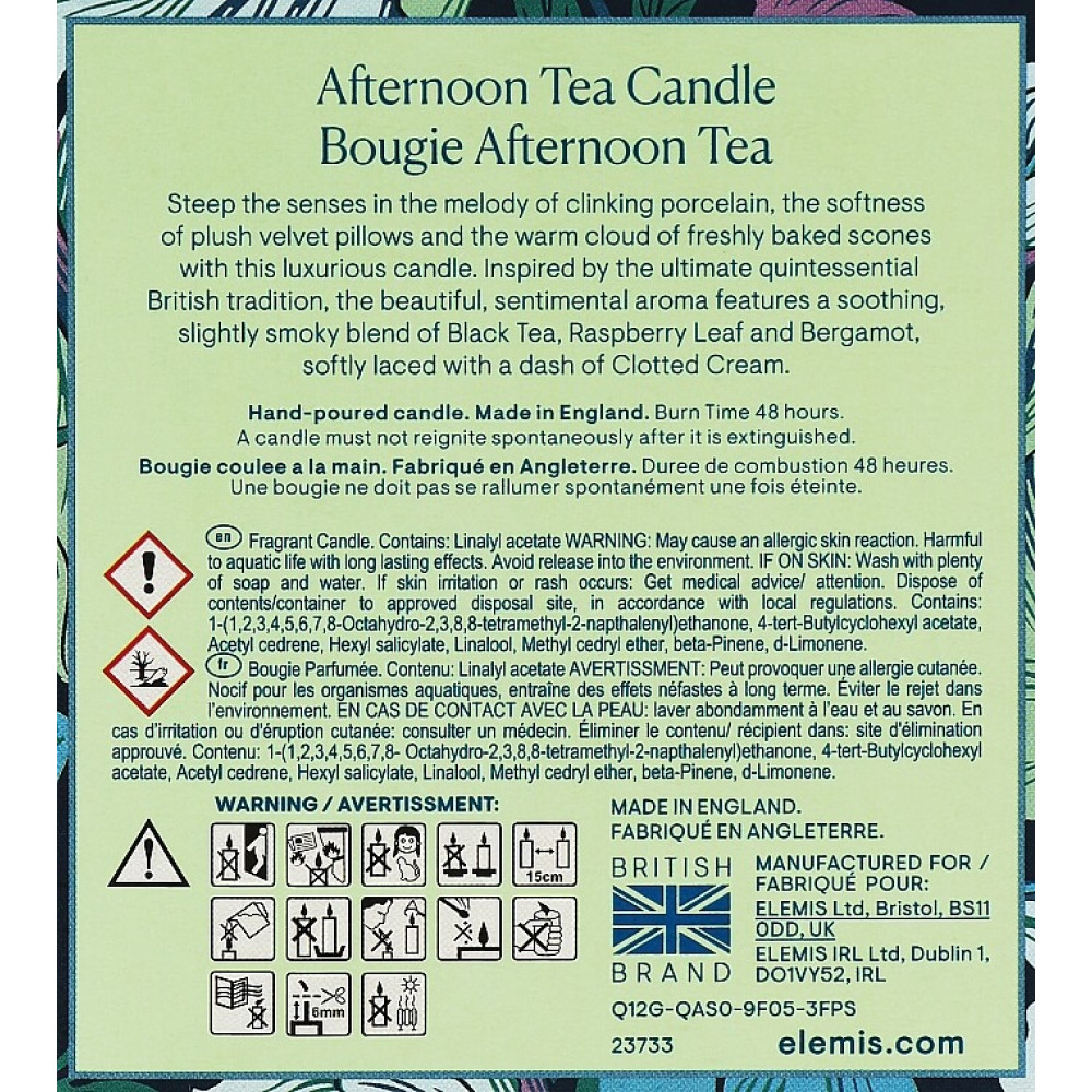 Ароматическая Свеча Английский Чай - Elemis Afternoon Tea Candle фото 5