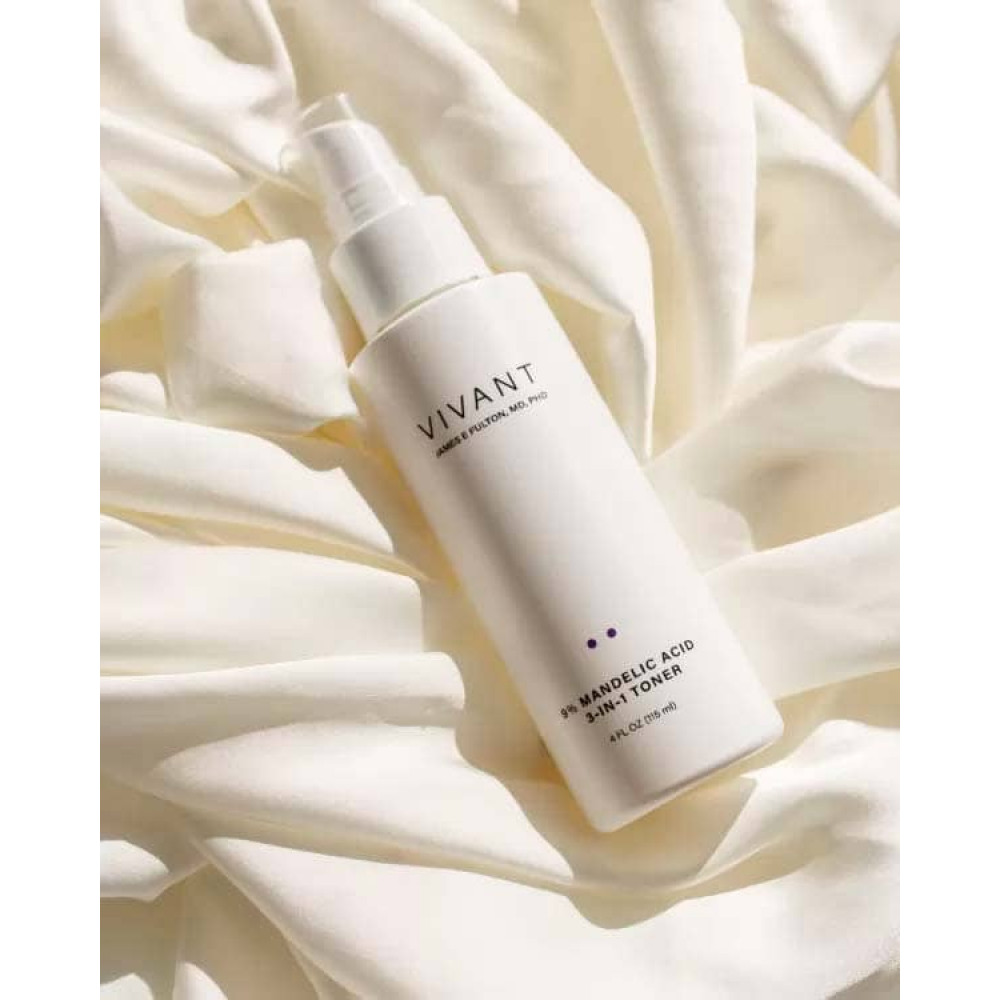 Тонізуючий засіб 3-в-1 з 9% мигдальною кислотою - Vivant Skin Care 9% Mandelic Acid 3-in -1 Toner фото 2