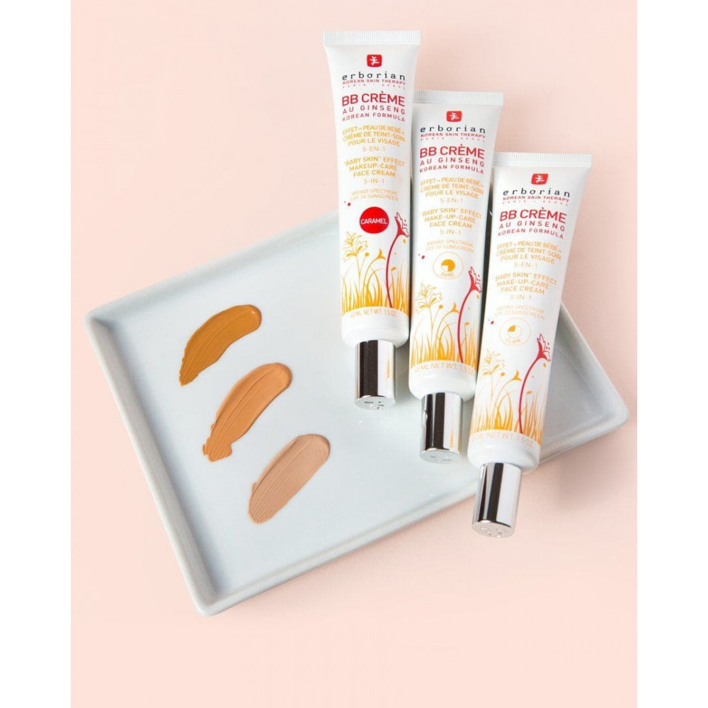 Тонуючий супер ВВ-крем для обличчя (Dore) - Erborian Super BB Au Ginseng Dore Cream фото 4