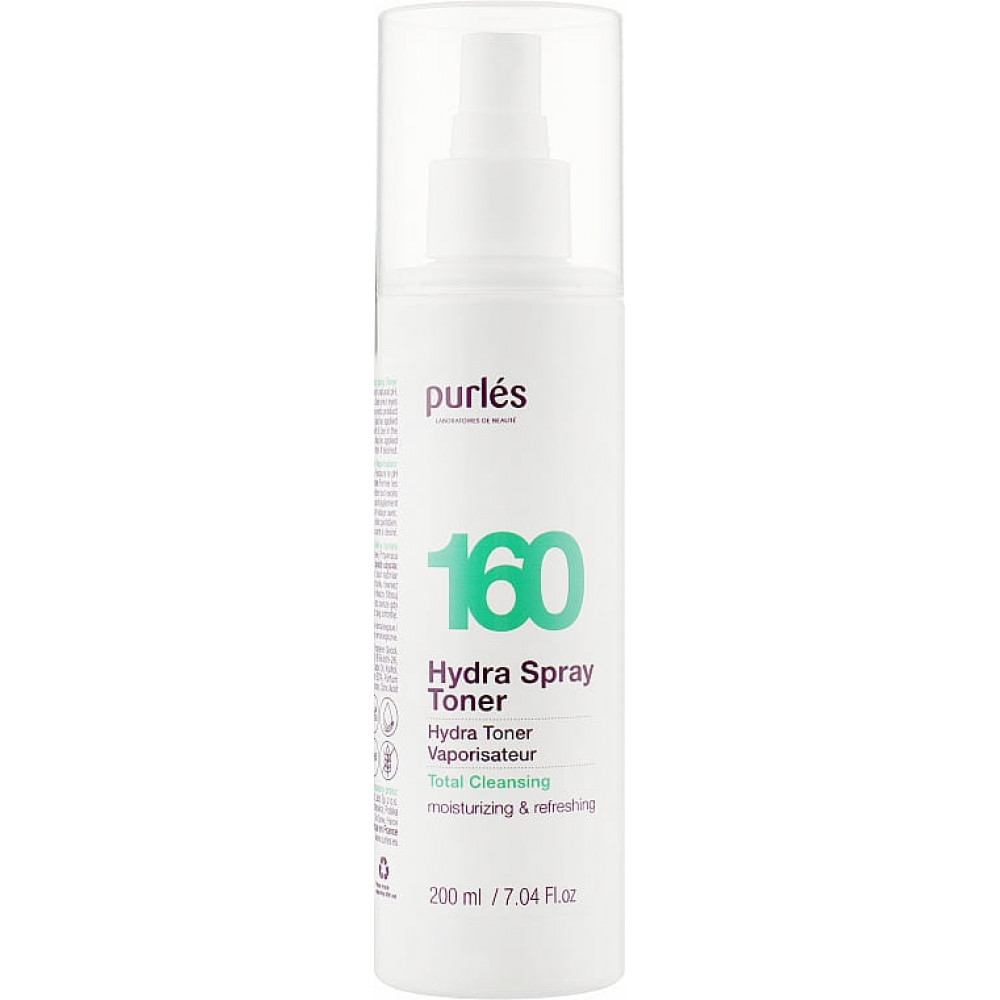 Увлажняющий спрей-тоник для лица - Purles Total Cleansing Hydra Spray Toner 160 - Фото 1