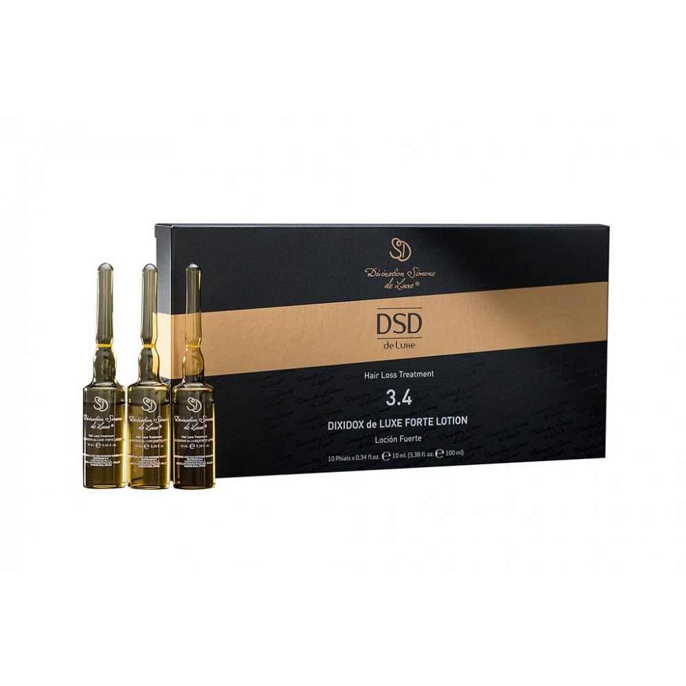 Ампули для зниження випадання та стимуляції росту волосся - DSD de Luxe Hair Loss Treatment 3.4 Dixidox Forte Lotion - Фото 1