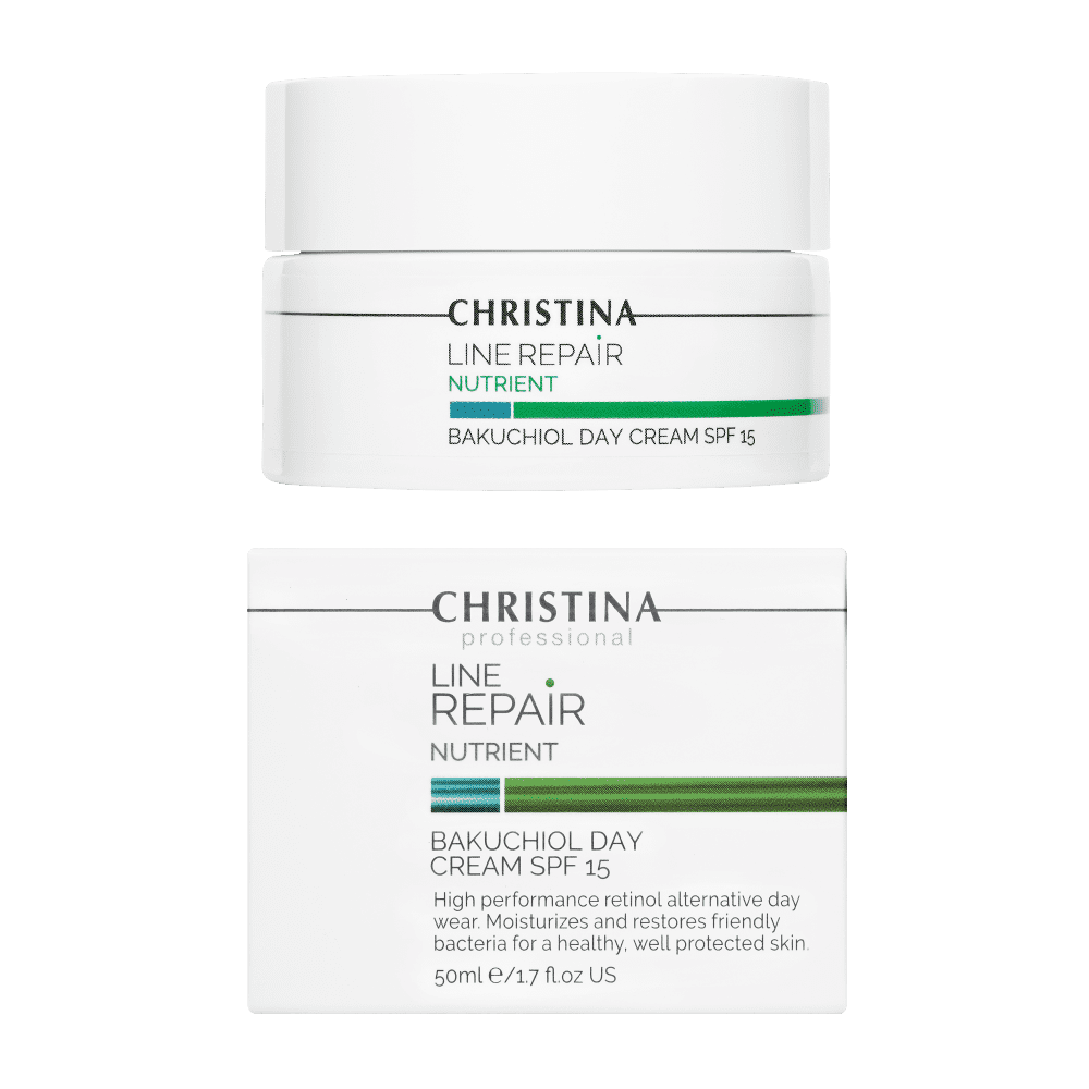 Дневной крем для лица - Christina Line Repair Nutrient Bakuchiol Day Cream SPF 15 фото 2