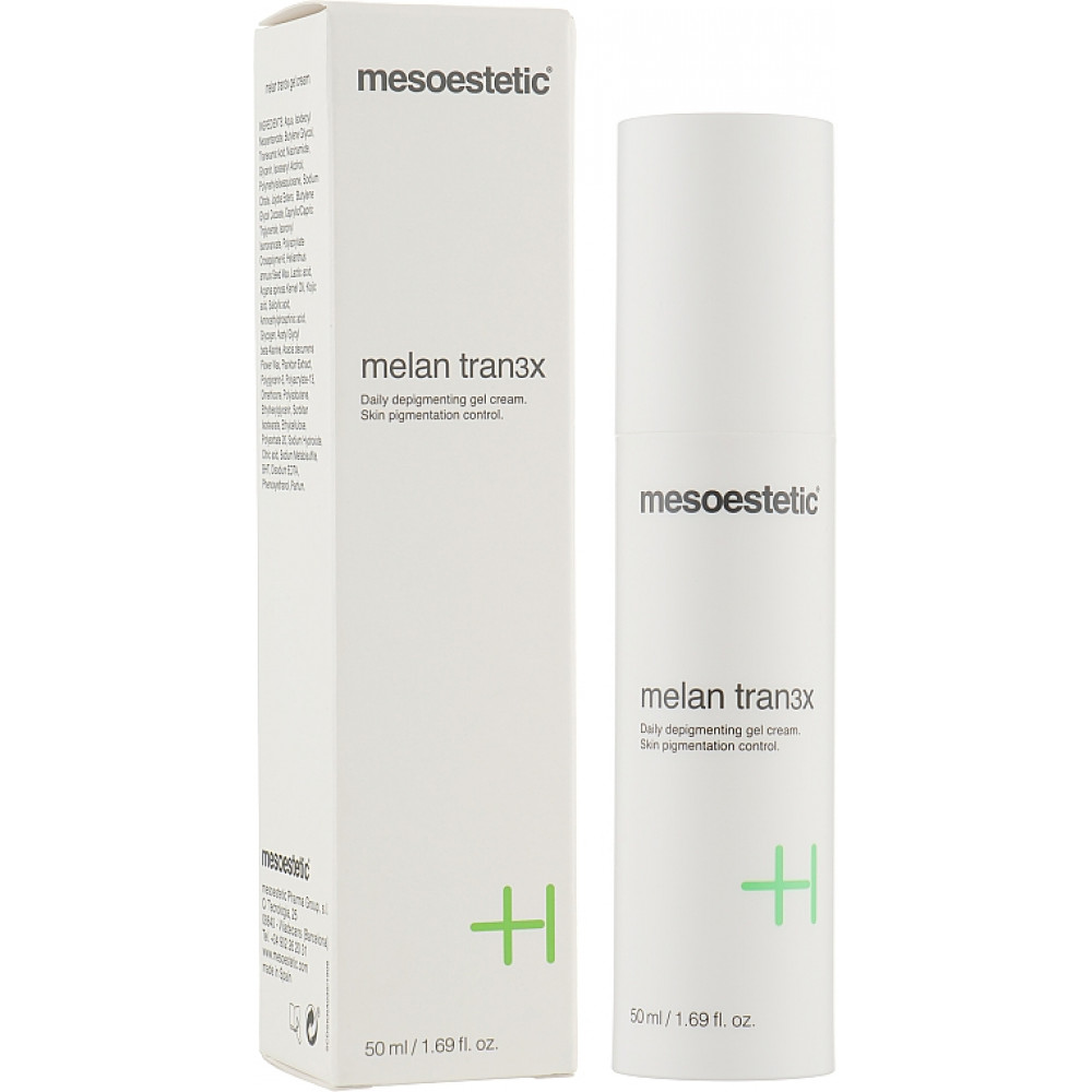 Депігментуючий гель-крем - Mesoestetic Melan Tran3x Daily Depigmenting Gel Cream фото 2