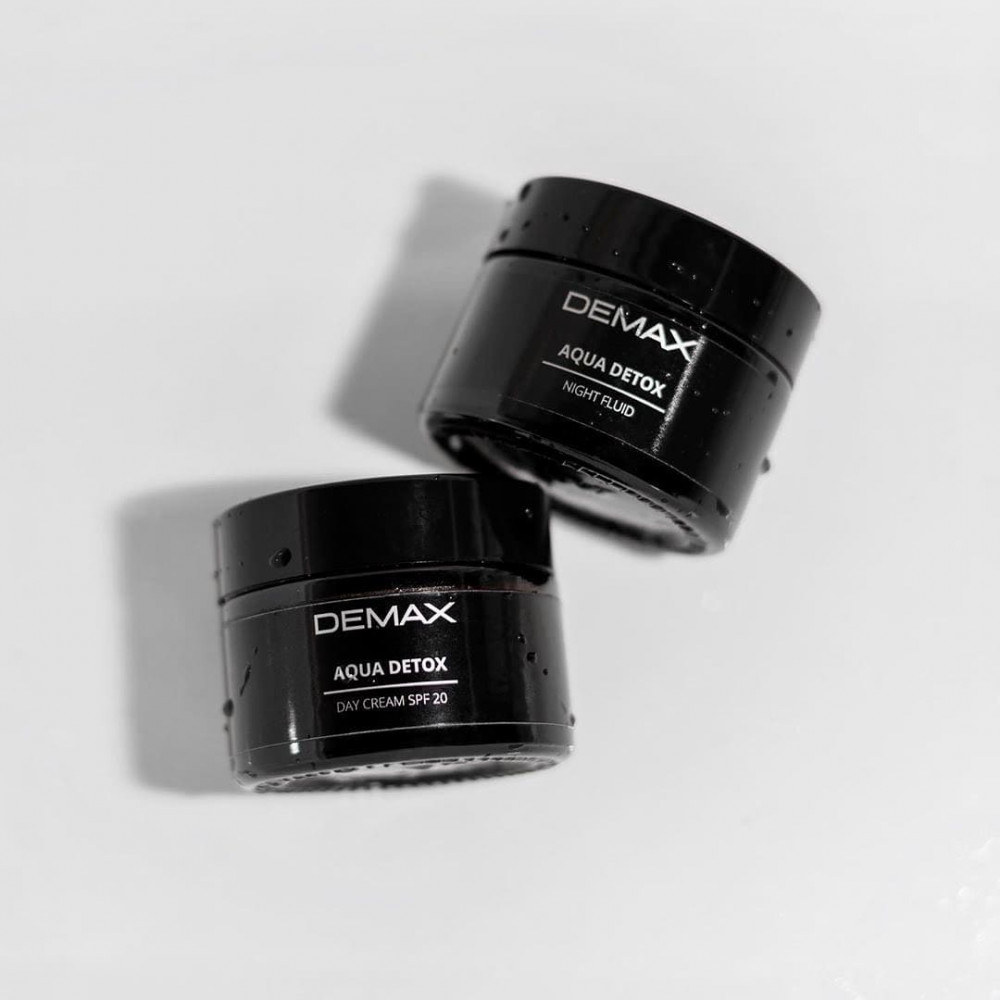 Детокс нічний аква флюїд - Demax Aqua Detox Night Fluid фото 3