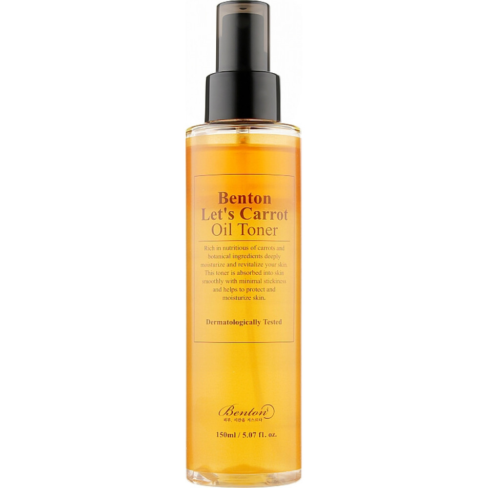 Двофазний тонер з маслом моркви - Benton Let's Carrot Oil Toner фото 5
