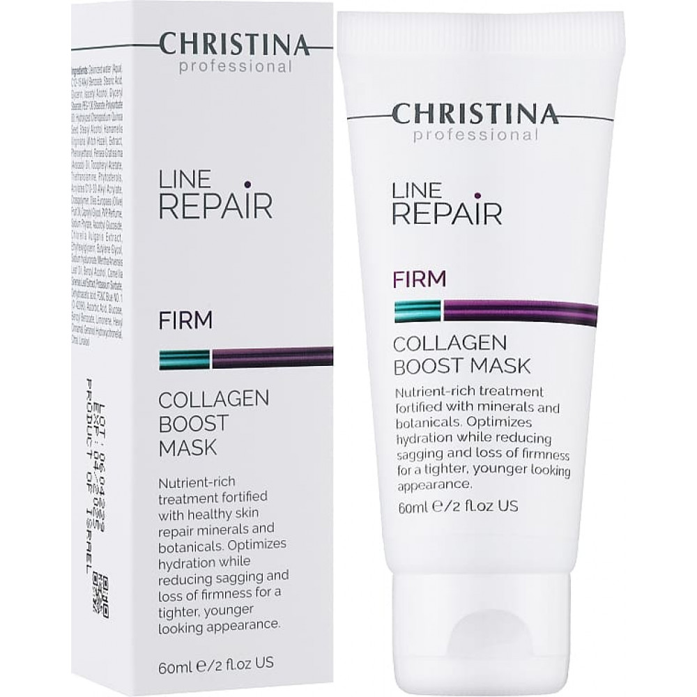Маска для відновлення шкіри обличчя - Christina Line Repair Firm Collagen Boost Mask - Фото 1