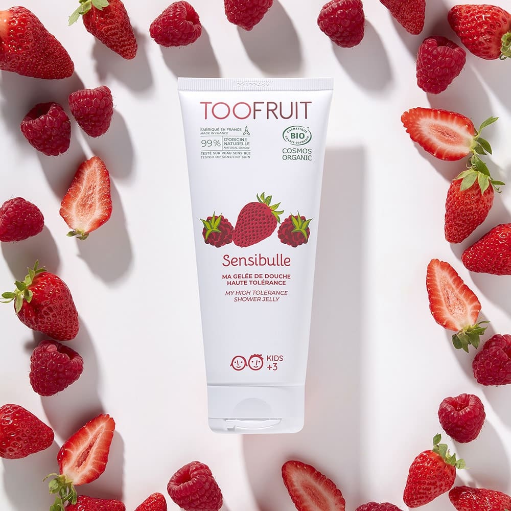 Гель для душу "Полуниця & Малина" - Toofruit Sensibulle Raspberry Strawberry Shower Jelly фото 2