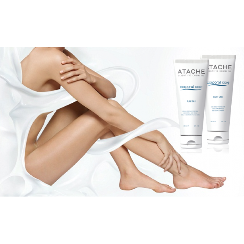Гель - пилинг отшелушивающий для лица и тела - Atache Corporal Care Light Skin фото 4