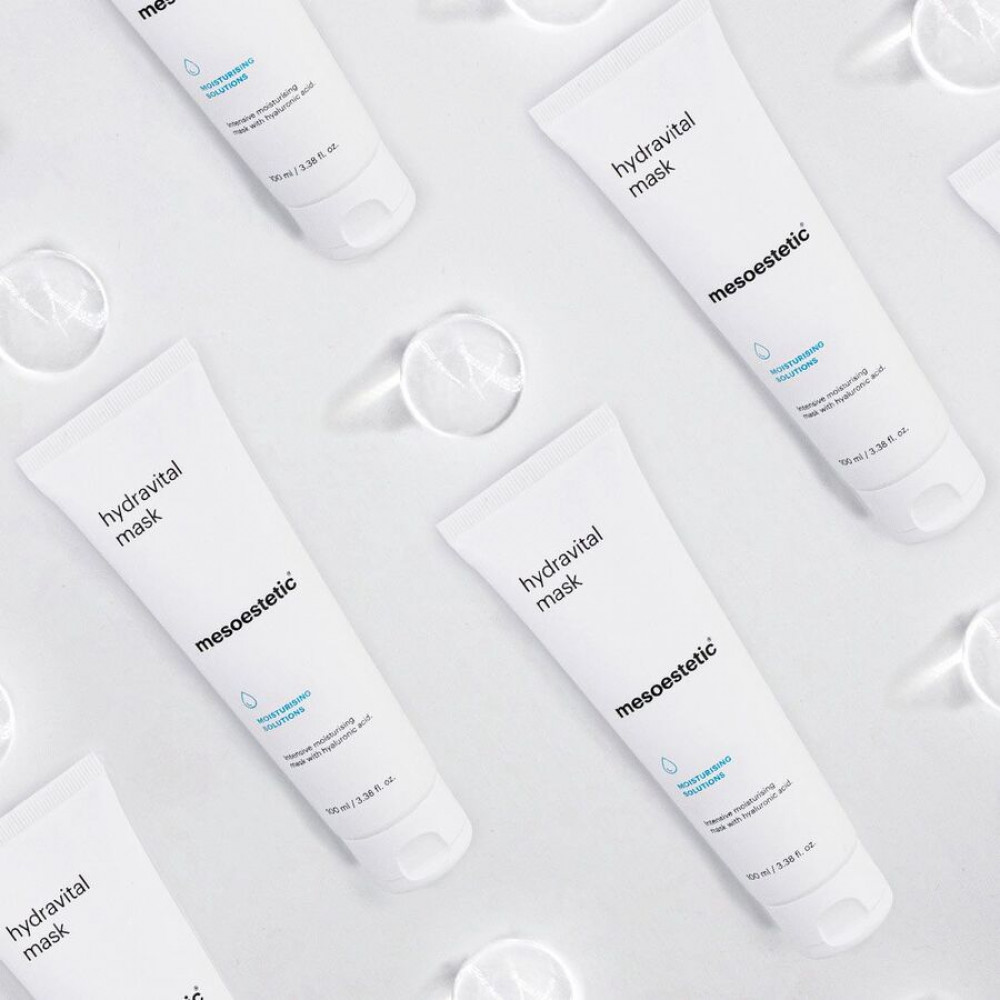 Зволожуюча-живильна маска для обличчя Гідро-Вітал - Mesoestetic Hydra-vital face mask фото 2