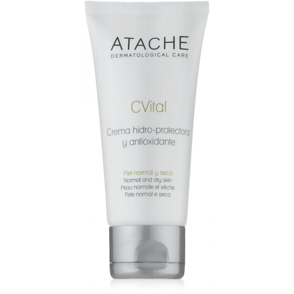 Гидрозащитный и антиоксидантный крем для нормальной и сухой кожи - Atache C Vital Cream Normal & Dry Skin - Фото 1