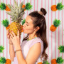 Резинка-браслет для волос - Invisibobble Fruit Fiesta Slim Squeeze the Day - Фото 4