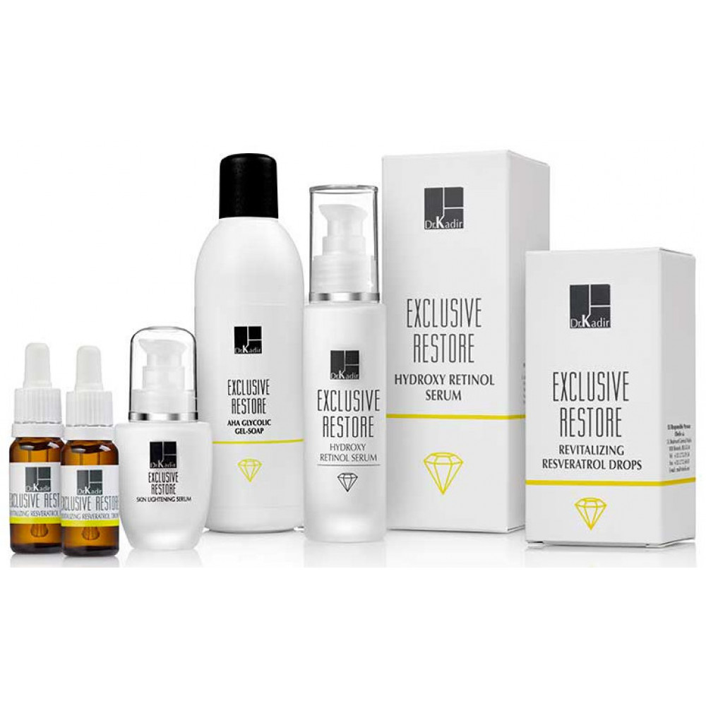 Капли "Ресвератрол" для восстановления кожи лица - Dr. Kadir Exclusive Restore Revitalizing Resveratrol Drops фото 3