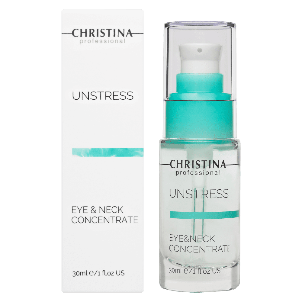 Концентрат для шкіри навколо очей і шиї - Christina Unstress Eye And Neck Concetrate  фото 2
