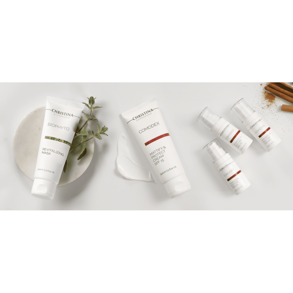 Крем для лица "Матирование и защита" - Christina Comodex-Mattify and Protect Cream SPF15 фото 5