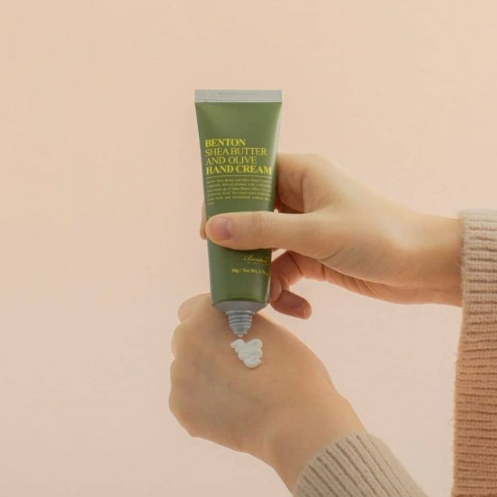 Крем для рук с маслом ши і оливи - Benton Shea Butter and Olive Hand Cream фото 3