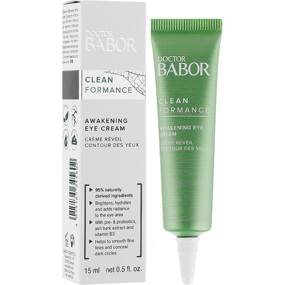 Крем для век против отечности - Babor Clean Formance Awakening Eye Cream фото 4