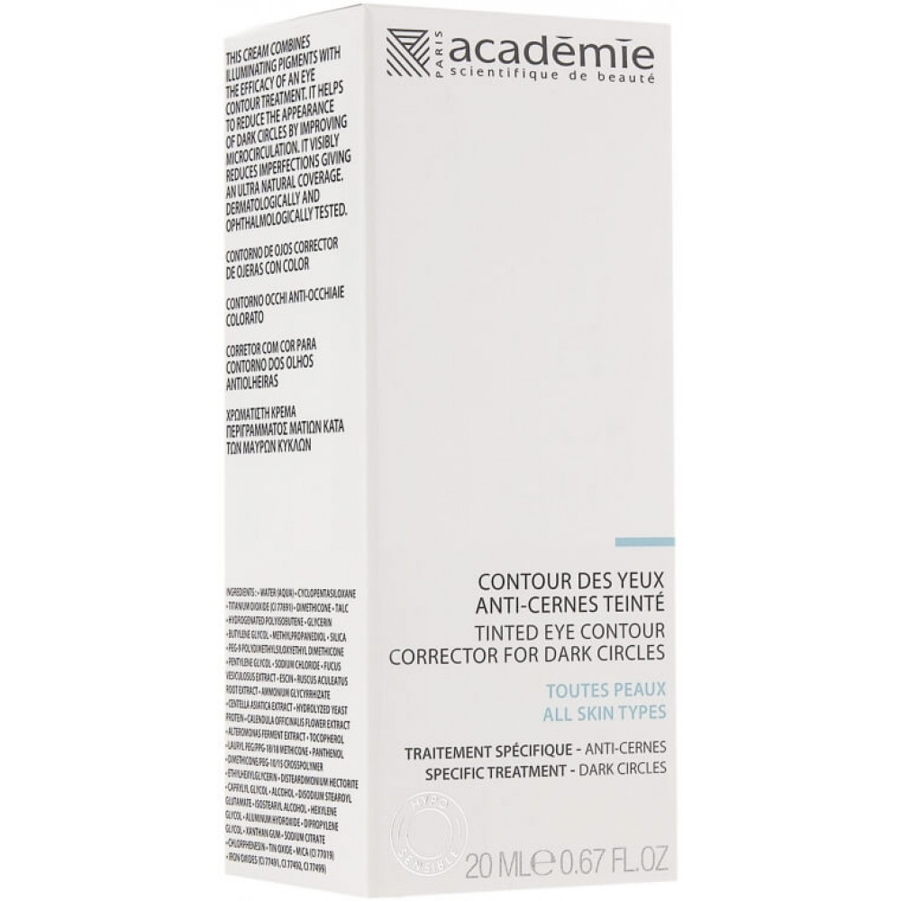 Крем-консилер для контуру очей - Academie Contour des Yeux/ Tinted Eye contour corrector фото 4