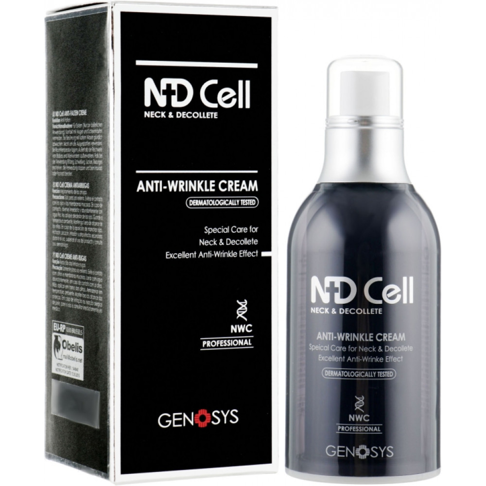 Крем проти зморшок для області шиї та декольте - Genosys ND Cell Anti-Wrinkle Cream (NWC) фото 2