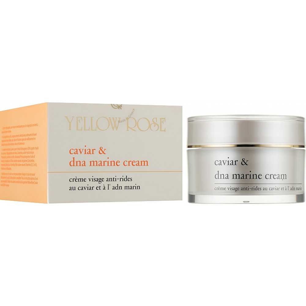 Крем з екстрактом ікри і морської ДНК - Yellow Rose Caviar & Marine DNA Cream  фото 4