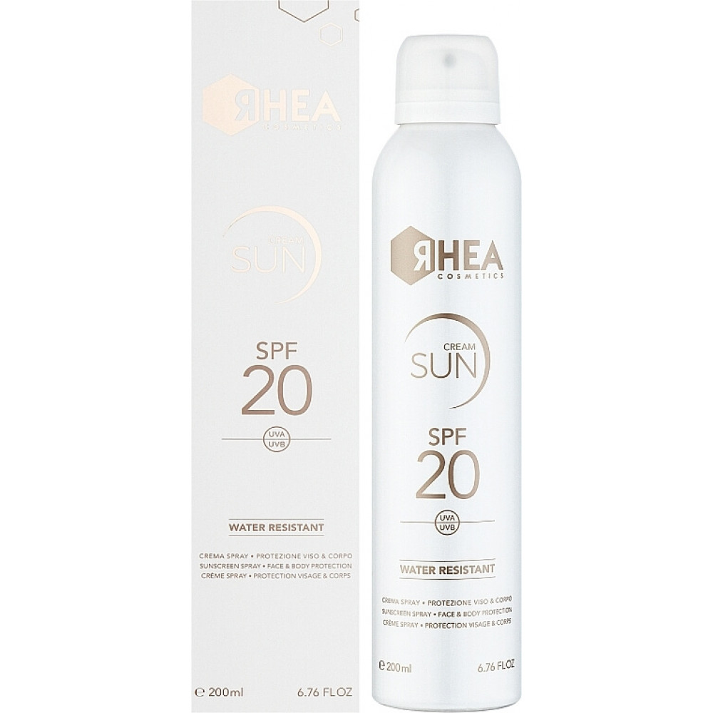 Кремовый спрей для лица и тела - Rhea Cosmetics CreamSun SPF20 фото 2