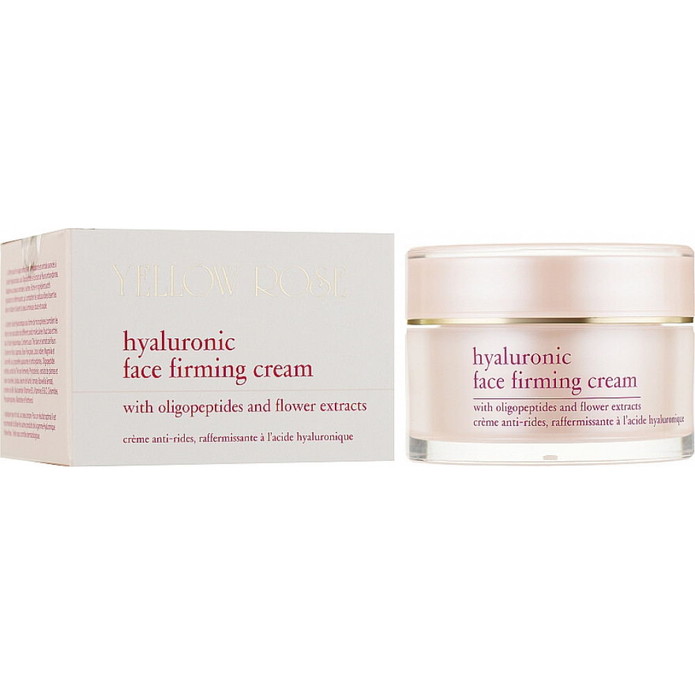 Ліфтинговий крем з гіалуроновою кислотою - Yellow Rose Hyaluronic Face Firming Cream  фото 2