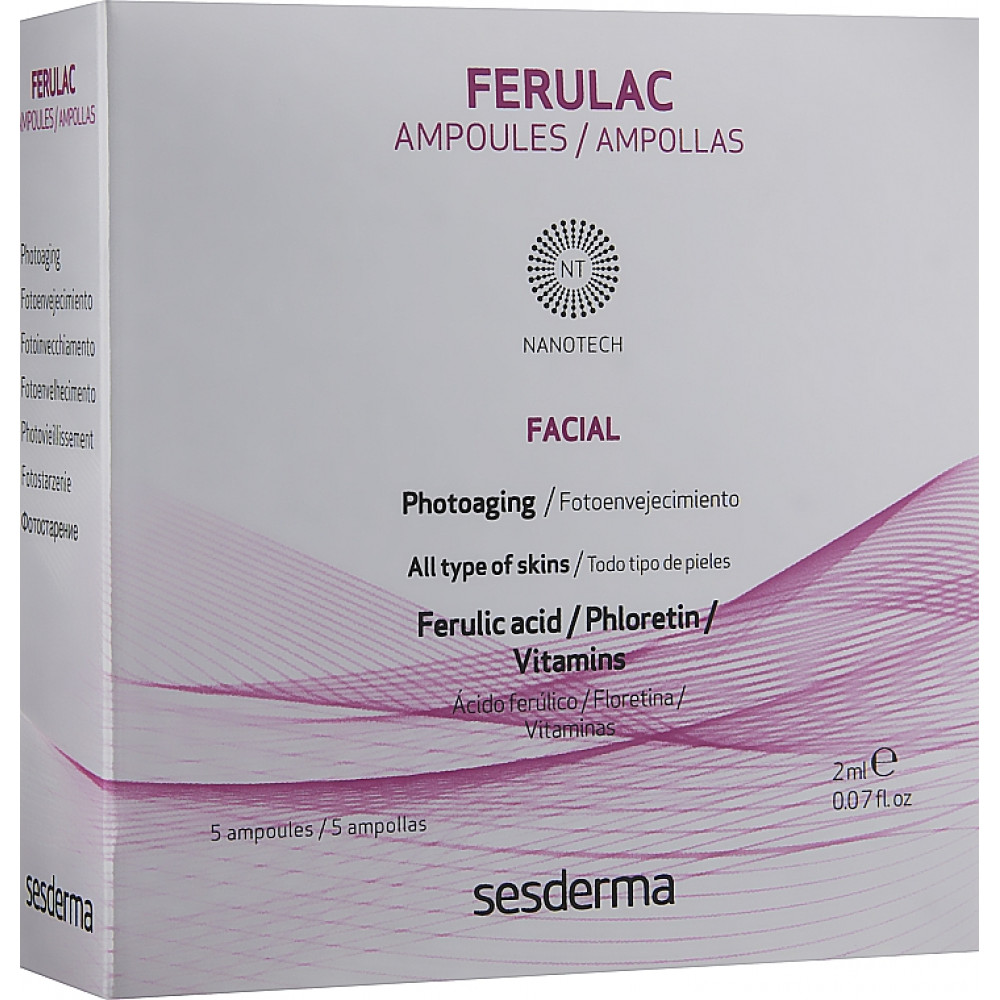 Ліпосомальна сироватка - SeSDerma Ferulac Liposomal Ampoules - Фото 1