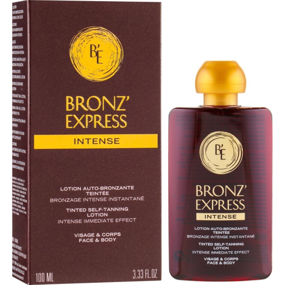 Лосьйон-автозасмага для обличчя і тіла - Academie Bronz'Express Intense Tinted Self-Tanning Lotion фото 2
