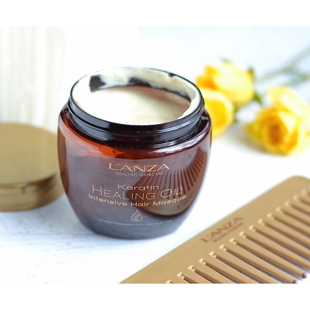 Маска для волосся - L'anza Keratin Healing Oil Intesive Hair Masque фото 5