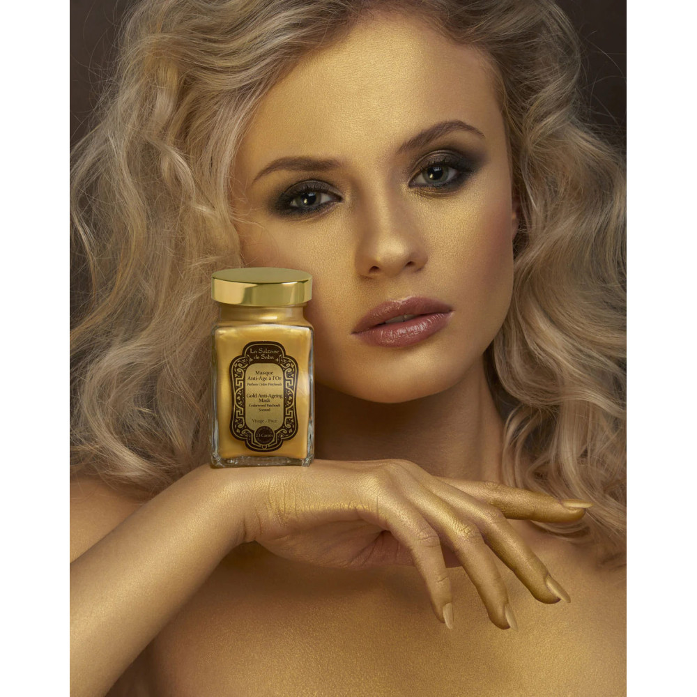 Золотая маска для лица - La Sultane De Saba Sublimating Gold Mask 23 Carats фото 2