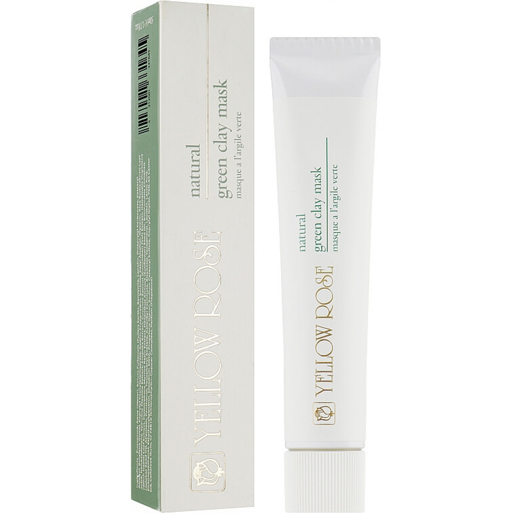 Маска із зеленої глини - Yellow Rose Natural Green Clay Mask  фото 2