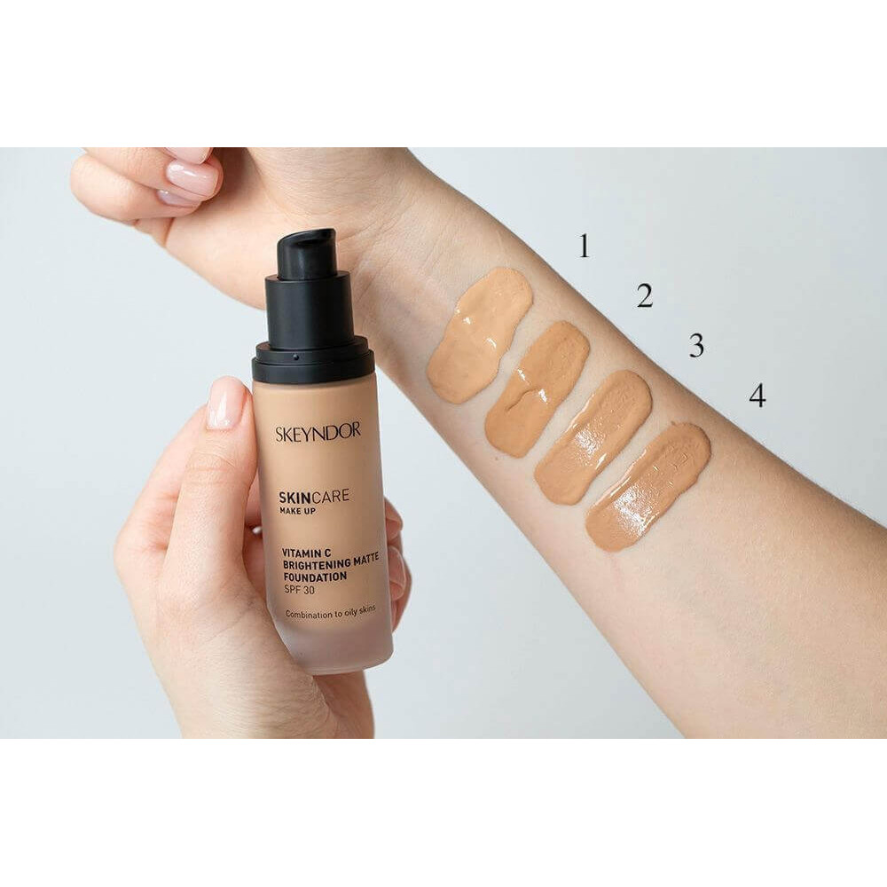 Матова основа під макіяж з вітаміном С SPF30 - Skeyndor Vitamin C Brightening Matte Foundation фото 3