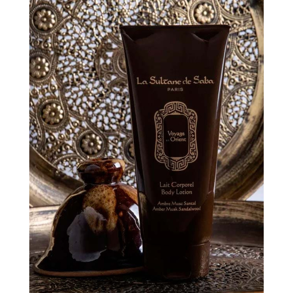 Молочко для тіла "Амбра, мускус, сандал" - La Sultanе De Saba Body Lotion Amber Musk Santal фото 5