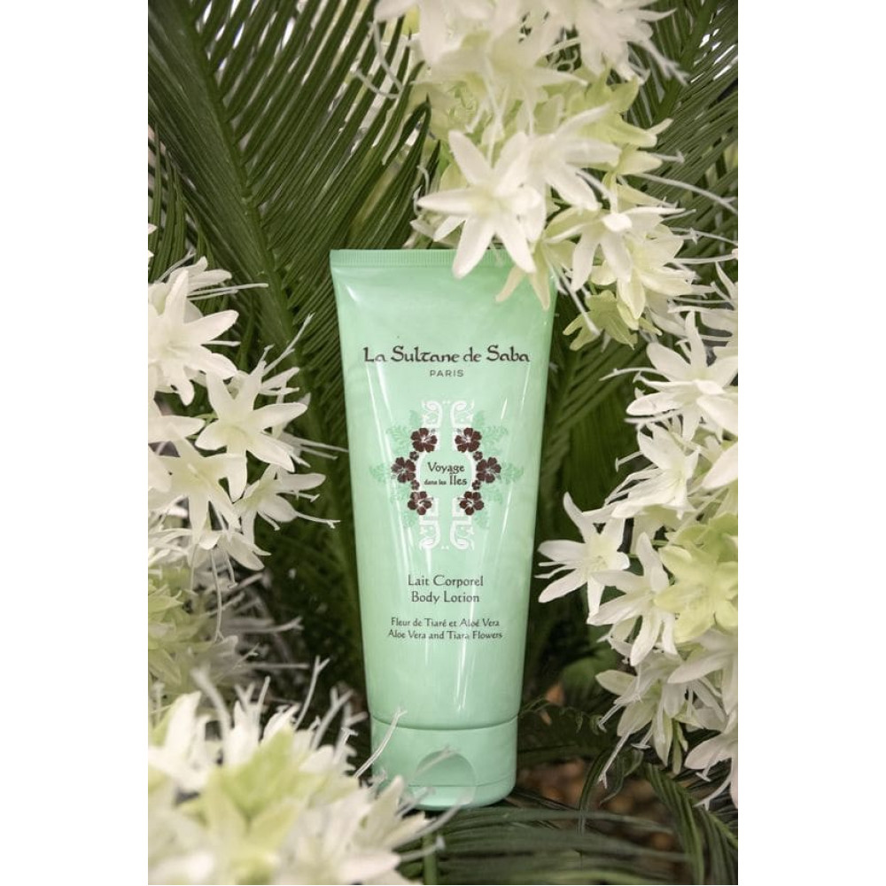 Молочко для тіла Тіаре та Алое Віра - La Sultane de Saba Lait Corporel Body Lotion Aloe Vera and Tiare Flowers фото 4