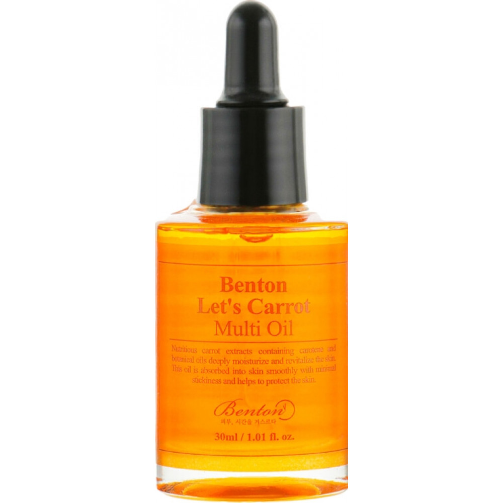 Мультифункціональна сироватка з маслом насіння моркви - Benton Let’s Carrot Multi Oil фото 2