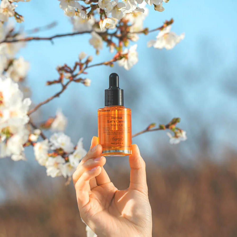 Мультифункціональна сироватка з маслом насіння моркви - Benton Let’s Carrot Multi Oil фото 4