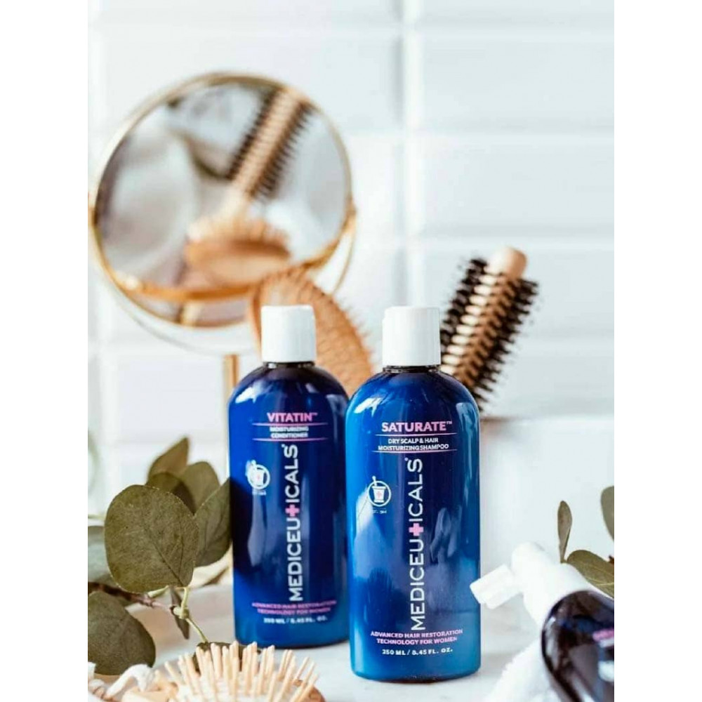 Набір для стимулювання росту волосся для жінок, сухе волосся - Mediceuticals Advanced Hair Restoration Technology For Women Kit Dry фото 4