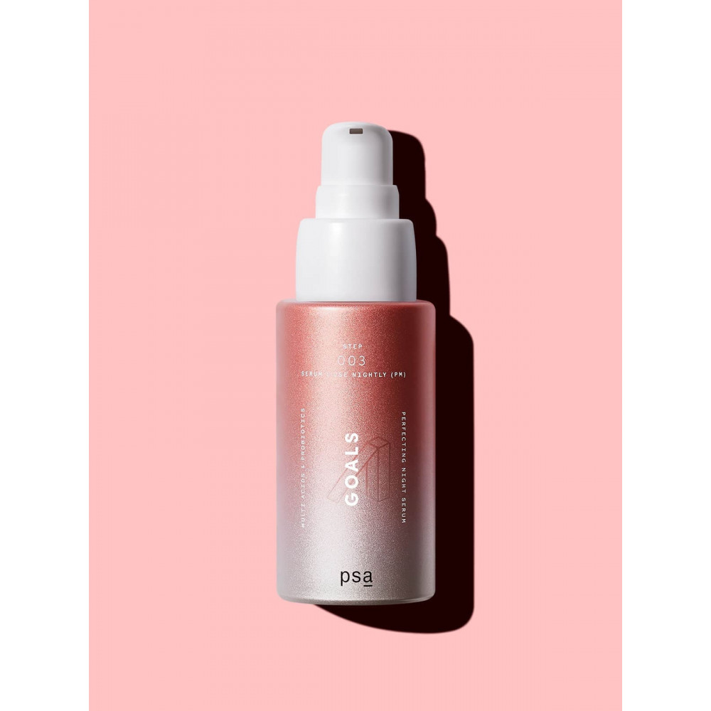 Нічна мультикислотна сироватка з пробіотиками - PSA Goals Multi Acids & Probiotics Perfecting Night Serum фото 3