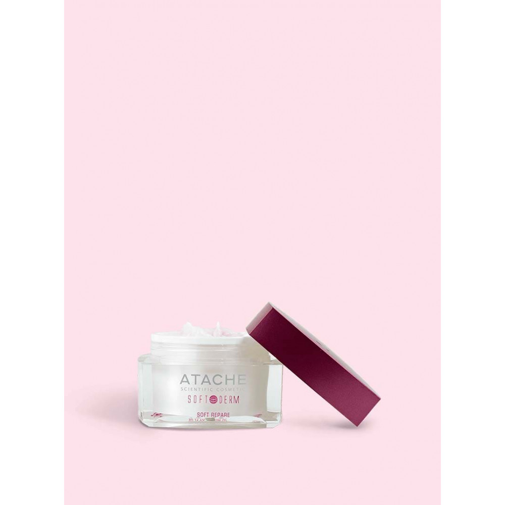 Нічний відновлювальний, антикуперозний крем - Atache Soft Derm Soft Repare фото 3